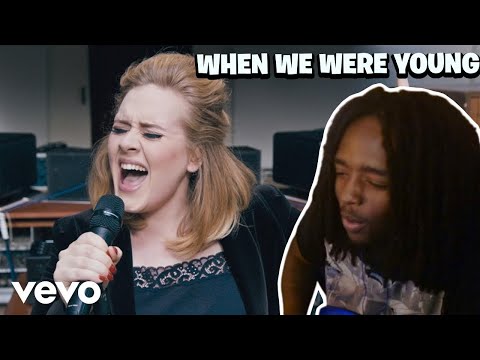 FIRST TIME HEARING Adele - When We Were Young (Live at The Church Studios) REACTION