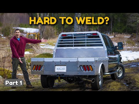 Building an ALUMINUM Flatbed for my Project Truck!