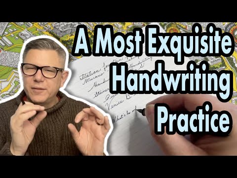 Improve Your Handwriting with A Most Exquisite Penmanship Practice!