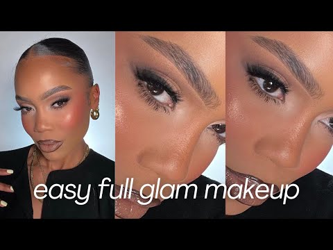 easy full glam makeup tutorial