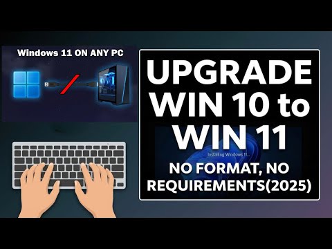 Windows 11 25H2 on Unsupported PC (No USB • No Hacks • No Data Loss!)