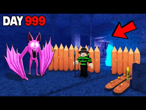 I Survived In The BAT CAVE For 99 Nights In The Forest!