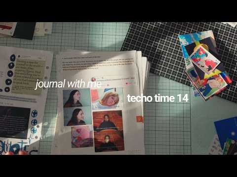 techo time 14 ✸ september pages in the hobonichi cousin magpie & the ours studio journal
