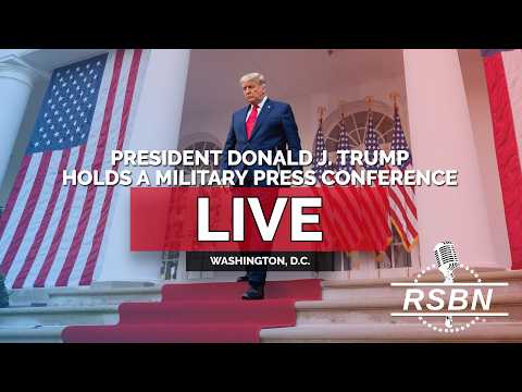 LIVE: President Trump Holds a Military Press Conference - 04/06/26