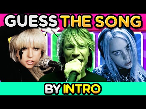 GUESS THE SONG BY THE INTRO | 50 Hits Challenge
