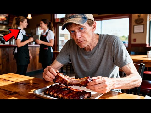 Undercover Owner Orders Ribs At His Own BBQ Joint, Stops Cold When Two Waitresses Whisper His Name