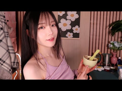 ASMR(Sub✔)korean skincare layered sounds