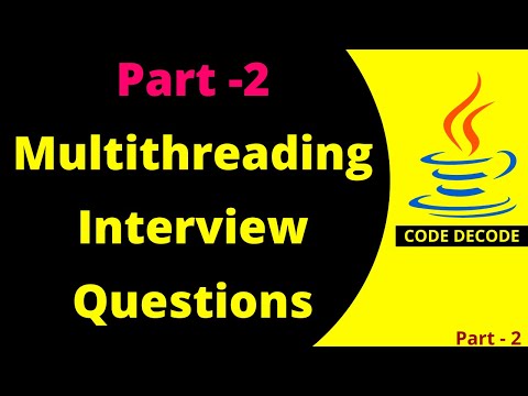 Java Multithreading Interview Questions and Answers || Daemon Thread in java || Part 2 (Live Demo)