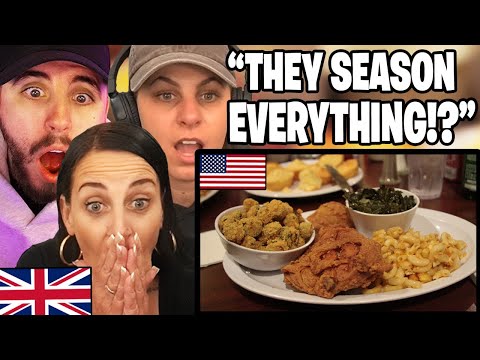 British Family Shocked at what American Soul Food Is!