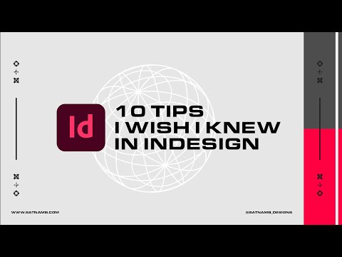 10 Tips + Tricks I Wish I Knew In Adobe InDesign[2021]