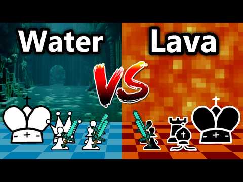 Chess Battle: LAVA Vs WATER!