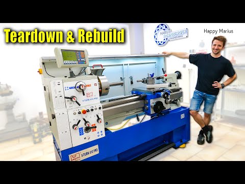 I Bought a 10.000€ Metal Lathe and had to Repair it