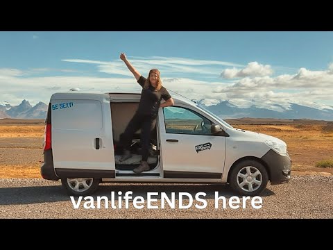 12 HOURS Driving Halfway Around Iceland | The End of Van Life