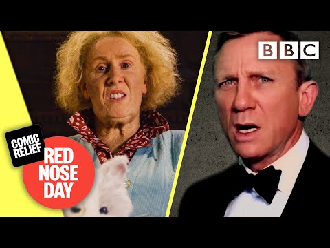 James Bond comes face-to-face with Catherine Tate's Nan @comicrelief 2021 - BBC
