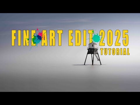 fine art edit in Lightroom and Photoshop 2025 TUTORIAL...