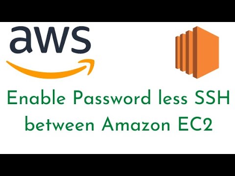 Enable Password less SSH between Linux Amazon EC2 instances|configure PasswordLess SSH Login AWS EC2