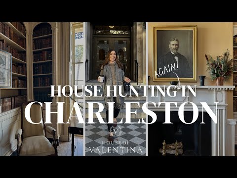 We TOURED Two HISTORIC HOMES from the 1850's in CHARLESTON!