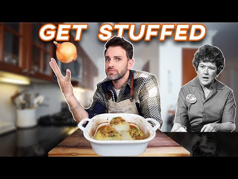 Julia Child's Stuffed Onions will leave you...stuffed