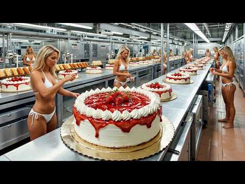 Inside a Modern Cakes Factory: From Wheat Grain to Packaged Cakes (Full Process)