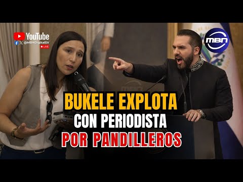 Presidente Bukele Explota por Periodista Chilena que Preguntó por Derechos de los Pandilleros
