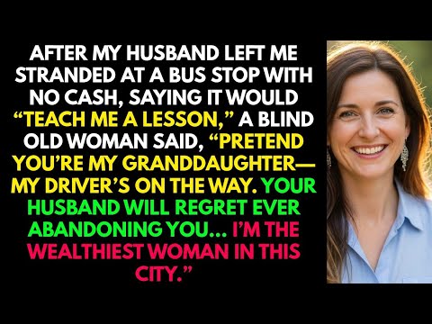 My husband kicked me out of the car with no money, and said "do whatever you want." But the  woman