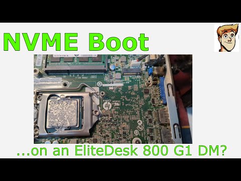 NVME boot on the  EliteDesk 800 G1 Mini?