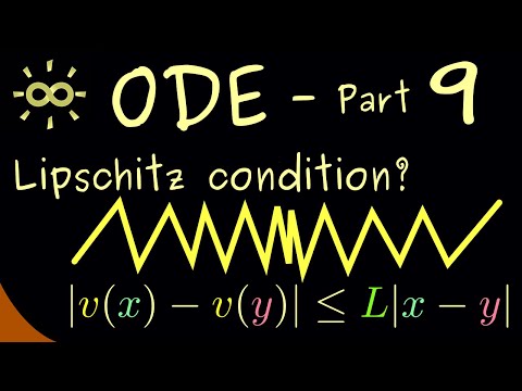 Ordinary Differential Equations 9 | Lipschitz Continuity [dark version]
