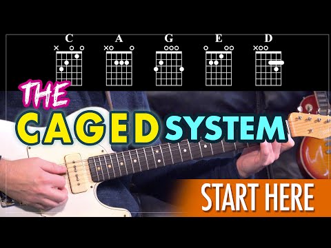 Want to learn the CAGED System on guitar?  Start Here! - CAGED System for beginners - Guitar Lesson