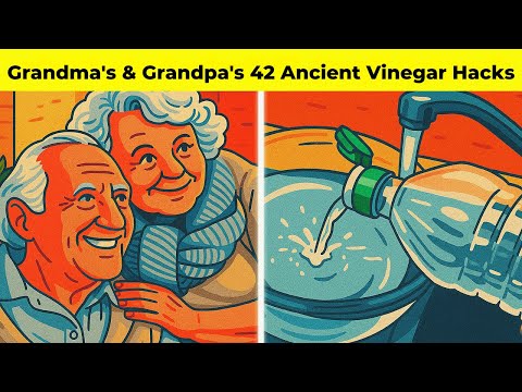 Grandma's & Grandpa's 42 Ancient Vinegar Hacks That Will Blow Your Mind & Make Your Life Easier!