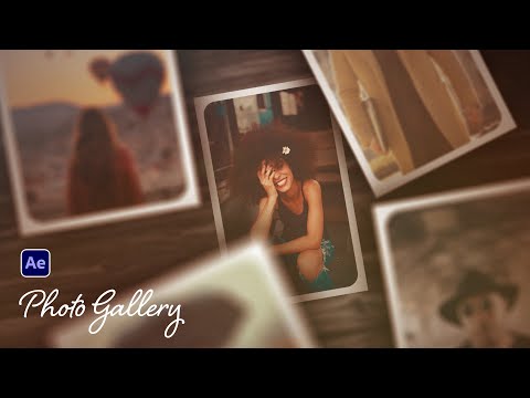 Create a Realistic Photo Gallery in After Effects | Tutorial