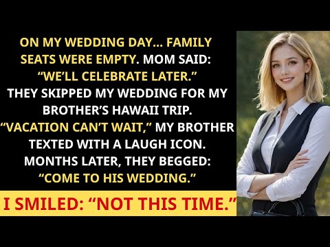 My Mom Skipped My Wedding for My Brother’s Hawaii Trip — Months Later I Said “Not This Time”