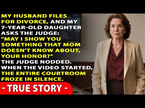 At my divorce hearing, my daughter played a video — Everyone was shocked by what it revealed…