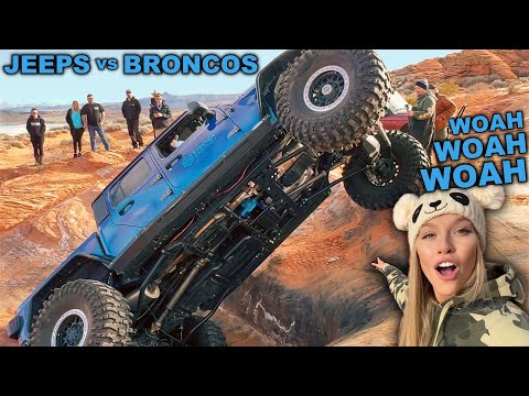 FORD BRONCOS vs JEEP WRANGLERS vs JEEP GLADIATORS Off Road!