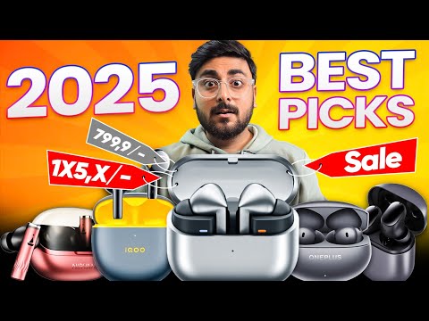 Top 10 Earbuds of 2025🔥| End-Year Sale You Can't miss!