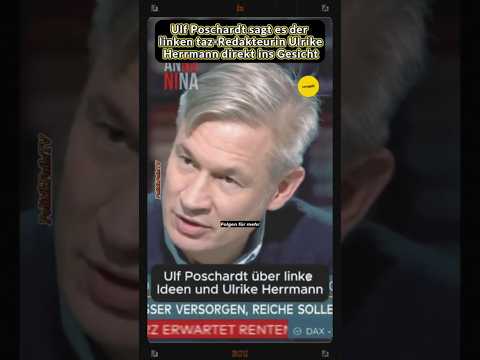Warum Ulf Poschardt dieser Redakteurin widersprechen musste #shortsfeed