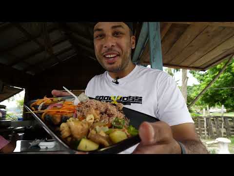 JAMAICAN SEAFOOD PT.II (STEW OCTOPUS CONCH & SQUID FRIED KINGFISH & BARRACUDA)