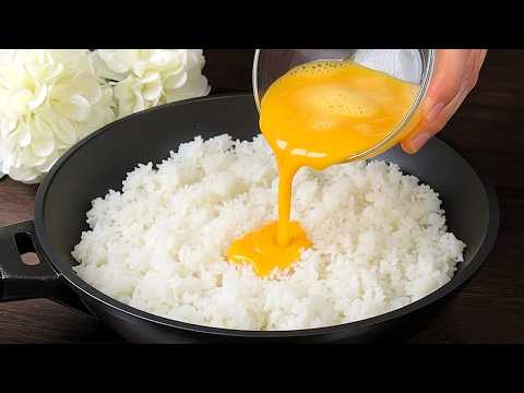 Rice with eggs is better than pizza! I cook it almost every day!