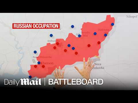 How Ukraine Took Back Kherson from Russia | Battle Board | Daily Mail