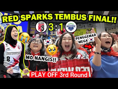 THE MOST EXCITING GAME‼️ AFTER 13 YEARS RED SPARKS QUALIFIED TO THE FINAL🎉 NOBAR FANS LINES HARDS...
