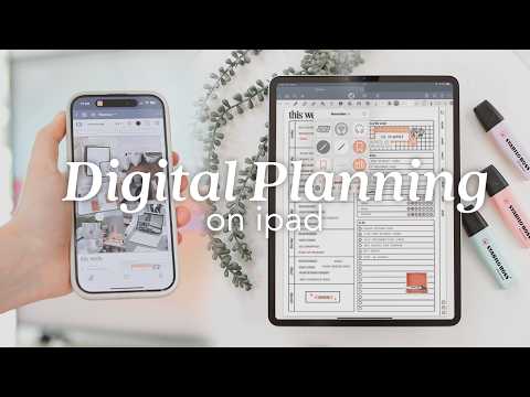 🎧 Guide to Digital Planning on iPad | planners, apps, tips ✏️