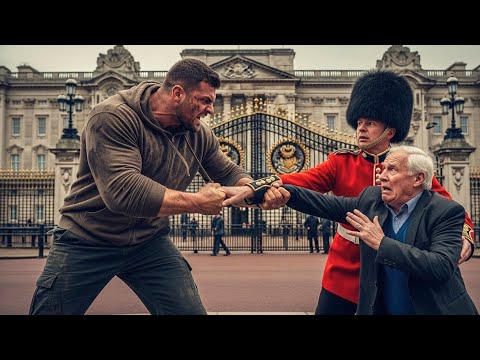 Thug Tried to PUNCH a VETERAN in Front of the Royal Guard But Instantly Got Put in His Place
