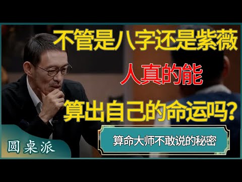 不管是八字还是紫薇，人真的能算出自己的命运吗？#锵锵行天下 #锵锵拾遗 #窦文涛 #梁文道 #马未都 #马家辉 #周轶君 #许子东 #圆桌派