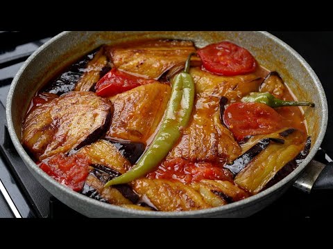 Without meat, eggplant stew in two ways the most delicious dinner or lunch