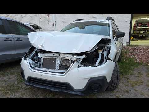 Subaru Outback CRASHED Hard! Full Front Rebuild Step Ьу Step
