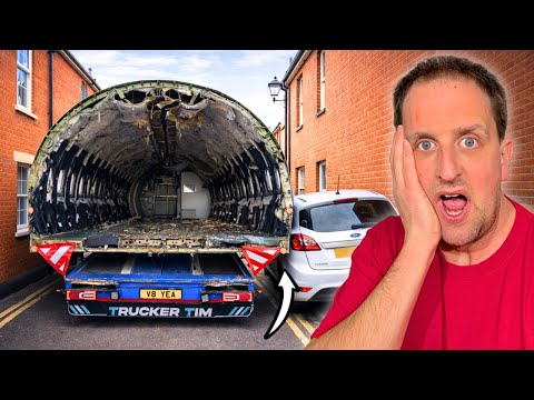 MOVING A BOEING 737 FUSELAGE | TOO WIDE! | #truckertim