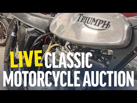 LIVE CLASSIC MOTORCYCLE AUCTION! Anglia Car Auctions November 2025 sale