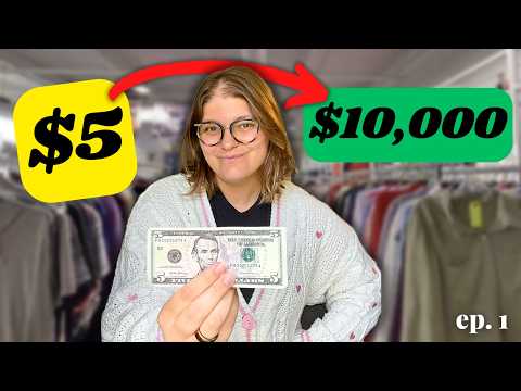 DAY 1 OF TURNING $5 INTO $10,000 BY THRIFTING