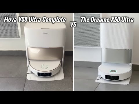 ✅ Mova V50 Ultra Complete vs Dreame X50 Ultra – Which Robot Vacuum Is the Real Winner?