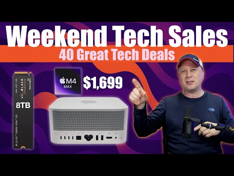 Best Tech Deals - M4 Max Mac Studio, Monitors, SSDs, Thunderbolt Docks, and So Much More