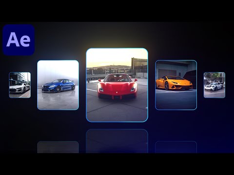 Professional Linear Carousel UI Animation in After Effects - After Effects Tutorial | No Plugins